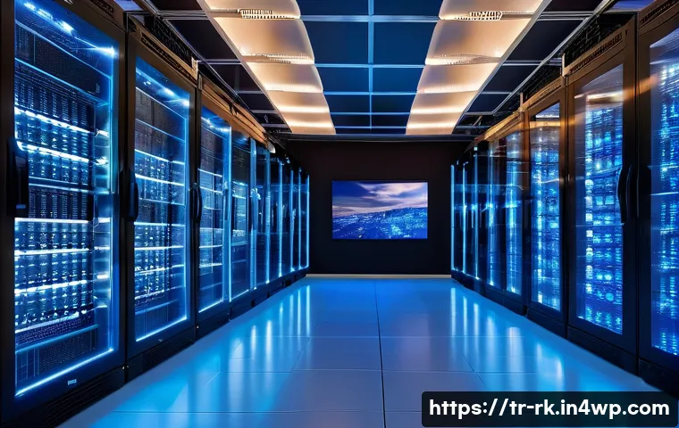 자바스크립트 성능 최적화를 위한 클라우드 솔루션 - A modern cloud computing data center located in Istanbul, Turkey, showcasing multiple CDN servers wi...